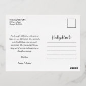 Carte Postale De Vacances En Aluminium Mariage Merci Merci (Verso)