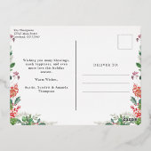 Carte Postale De Vacances En Aluminium Mariés et joyeux (Verso)