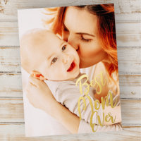 Meilleure maman jamais simple photo personnalisée 