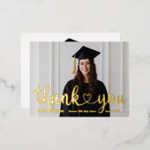 Carte Postale De Vacances En Aluminium Merci (Recto/Verso)