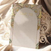 Merci mariage Vintage Art Nouveau par Mucha