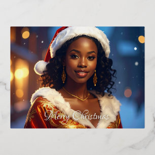CARTE POSTALE DE VACANCES EN ALUMINIUM MERRY NOËL
