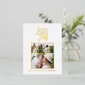 Carte Postale De Vacances En Aluminium moderne joyeuse 3 photo (Debout devant)