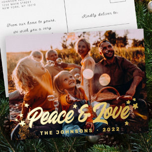 Carte Postale De Vacances En Aluminium Moderne Simple Jouer Salutations Stars Photo de fa