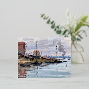 Carte Postale De Vacances En Aluminium Monet - La Seine à Petit-Gennevilliers