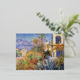 Carte Postale De Vacances En Aluminium Monet - Villas à Bordighera,