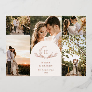 Carte Postale De Vacances En Aluminium Monogramme biologique 5 photo