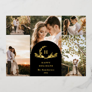 Carte Postale De Vacances En Aluminium Monogramme biologique 5 photo