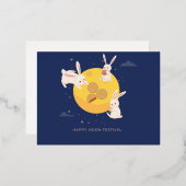 CARTE POSTALE DE VACANCES EN ALUMINIUM MOON FESTIVAL (Recto/Verso)