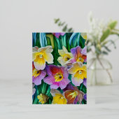 Carte Postale De Vacances En Aluminium Narcisse Graphic (Debout devant)