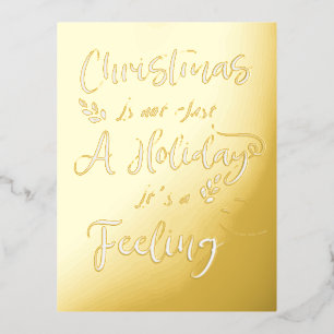 Carte Postale De Vacances En Aluminium Noël n'est pas seulement un jour férié C'est un se