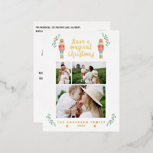 Carte Postale De Vacances En Aluminium Nutcracker aquarelle 3 photo