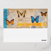 Carte Postale De Vacances En Aluminium Papillon (Verso)