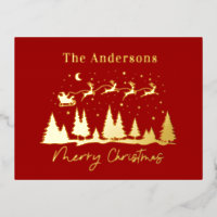 Père Noël de Noël et traîneau à rennes