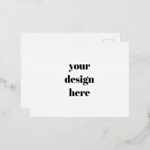 Carte Postale De Vacances En Aluminium Personnaliser ou Customiser (Recto/Verso)