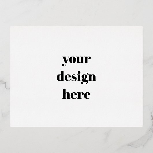 Carte Postale De Vacances En Aluminium Personnaliser ou Customiser (Recto)