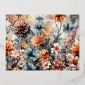 Carte Postale De Vacances En Aluminium Photo de Noël (Verso)