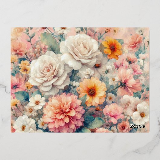 Carte Postale De Vacances En Aluminium Photo de Noël (Verso)