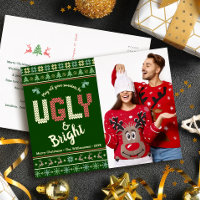 Photo de Noël amusant Pull Nordic Ugly Sweater Or