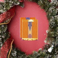 photo d'un motif orange et bleu