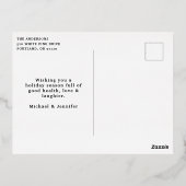 Carte Postale De Vacances En Aluminium Photo Luxe Cheers (Verso)