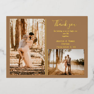 Carte Postale De Vacances En Aluminium Photo mignonne, Carte de remerciements mariage