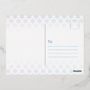 Carte Postale De Vacances En Aluminium Photo personnalisée Joyeuses fêtes