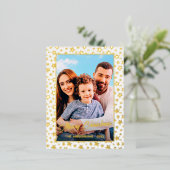 Carte Postale De Vacances En Aluminium Photo personnalisée Joyeux Noël élégantes étoiles (Debout devant)