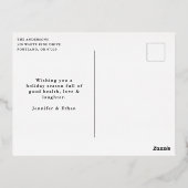 Carte Postale De Vacances En Aluminium Photo Script pacifique (Verso)