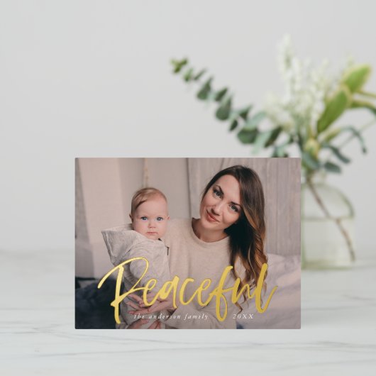 Carte Postale De Vacances En Aluminium Photo Script pacifique (Debout devant)