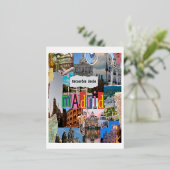 Carte Postale De Vacances En Aluminium Postal Madrid (Debout devant)