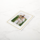 Carte Postale De Vacances En Aluminium Présentation classique des photos à double bordure (Rotation)