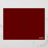 Carte Postale De Vacances En Aluminium Saint-Valentin gothique (Verso)