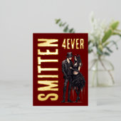 Carte Postale De Vacances En Aluminium Saint-Valentin gothique (Debout devant)