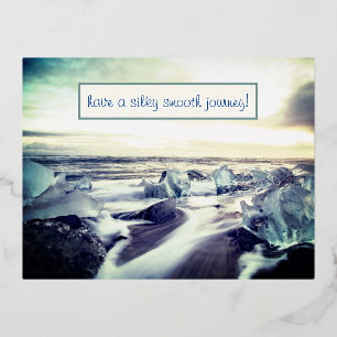 Carte Postale De Vacances En Aluminium Silky Smooth Journey