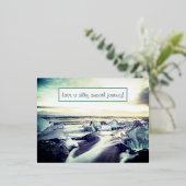 Carte Postale De Vacances En Aluminium Silky Smooth Journey (Debout devant)