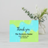 Carte Postale De Vacances En Aluminium Simple merci d'ajouter des détails de nom d'entrep (Debout devant)