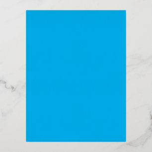 Carte Postale De Vacances En Aluminium Sky Blue #00B0EF, Ball Blue