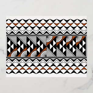 Carte Postale De Vacances En Aluminium Southwest Native American Rain and Sun Design 2