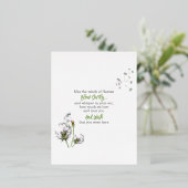 Carte Postale De Vacances En Aluminium Souvenir de Dandelion (Debout devant)