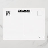 CARTE POSTALE DE VACANCES EN ALUMINIUM SUIVRE LA LOI (Verso)