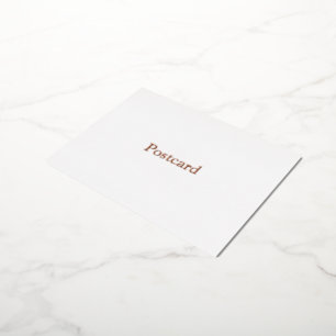 Carte Postale De Vacances En Aluminium Supprimer ce texte et ajouter votre propre design