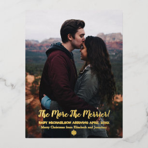 Carte Postale De Vacances En Aluminium The More The Merrier Pregnancy