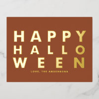 Typographie moderne audacieuse Terracotta Happy Ha
