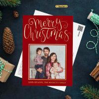 Typographie tendance "Joyeux Noël" Photo Real