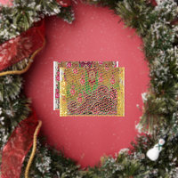 un design d'un motif paisley rose et marron