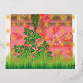 Carte Postale De Vacances En Aluminium un miroir et quelques plantes (Verso)