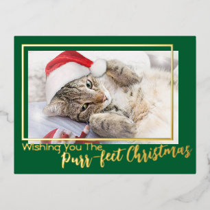 Carte Postale De Vacances En Aluminium Vous souhaite un Noël parfaitement craquant 2 Phot