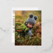 Carte postale de vacances en écriture joyeuse avec (Recto/Verso)