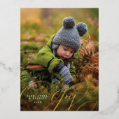 Carte postale de vacances en écriture joyeuse avec (Recto)